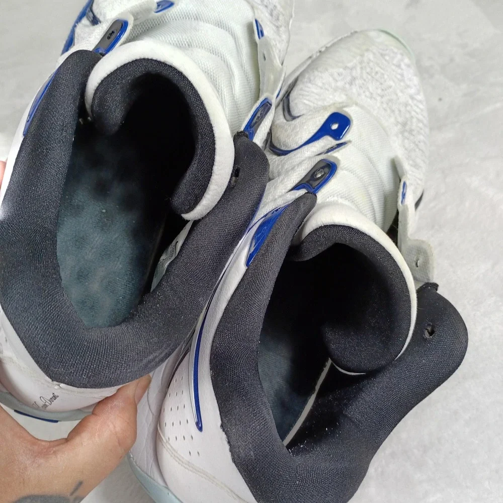 Nike KD17 Basketball Shoes Mens Size 12 White Blue  Air Zoom‎ Sneakers